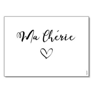 Poster - Ma Chérie
