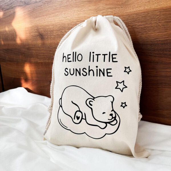 Jutebeutel Geschenktasche - Little sunshine – Bild 2
